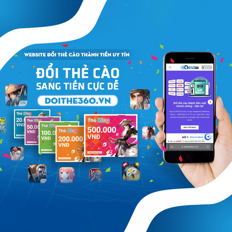  Đổi thẻ cào thành thẻ game - Trải nghiệm thế giới game tuyệt vời tại Doithe360.net